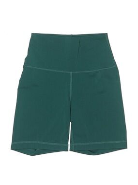 Yogalicious High-Rise Bike Shorts in Deep Teal